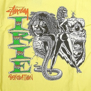 STUSSY ステューシー IRIE SENSATION TEE YELLOW Tシャツ 黄 Size 【M】 【新古品・未使用品】 20813280