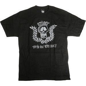 STUSSY ステューシー THAT`S HOW WERE LIVIN TEE BLACK Tシャツ 黒 Size 【M】 【新古品・未使用品】 20813308