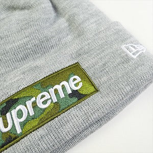 SUPREME シュプリーム 23AW New Era Box Logo Beanie Ash Grey ボックスロゴビーニー 薄灰 Size 【フリー】 【新古品・未使用品】 20813335