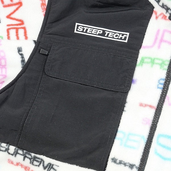 SUPREME シュプリーム ×The North Face 21AW Steep Tech Fleece Jacket White フリースジャケット 白 Size 【L】 【新古品・未使用品】 20813408