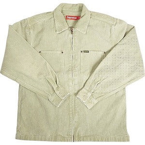 SUPREME シュプリーム 24SS Washed Corduroy Zip Up Shirt Tan 長袖シャツ タン Size 【S】 【中古品-非常に良い】 20813443