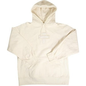 SUPREME シュプリーム 20AW Cross Box Logo Hooded Sweatshirt Natural ボックスロゴパーカー ナチュラル Size 【L】 【中古品-良い】 20813450