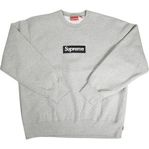 SUPREME シュプリーム 22AW Box Logo Crewneck Heather Grey クルーネックスウェット 灰 Size 【L】 【中古品-良い】 20813463