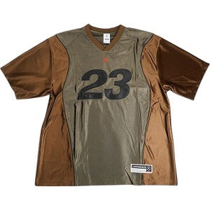 SUPREME シュプリーム ×NIKE Jordan 24AW Warm Up Jersey Brown メッシュTシャツ 茶 Size 【XL】 【新古品・未使用品】 20813494