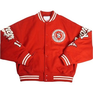 SUPREME シュプリーム 24AW Veritas Varsity Jacket Red ジャケット 赤 Size 【M】 【中古品-ほぼ新品】 20813498