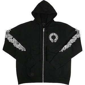 CHROME HEARTS クロム・ハーツ HORSESHOE FULL ZIP HOODIE BLACK ジップパーカー 黒 Size 【XXL】 【新古品・未使用品】 20813549