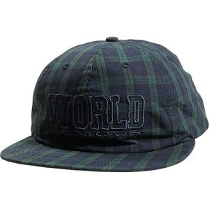 SUPREME シュプリーム 16AW World Famous Plaid 6-Panel Navy キャップ 紺 Size 【フリー】 【中古品-良い】 20813568