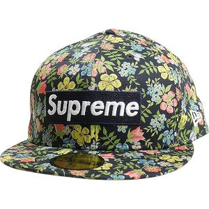 SUPREME シュプリーム 13SS Liberty Floral Box Logo New Era Navy ニューエラキャップ 紺 Size 【7　5/8(XL)】 【中古品-ほぼ新品】 20813570