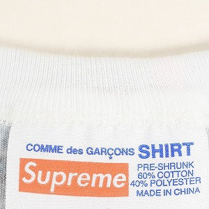 SUPREME シュプリーム ×COMME des GARCONS 13SS Box Logo Tee ドット迷彩柄ミラーBOXロゴTシャツ 白赤 Size 【L】 【新古品・未使用品】 20813576