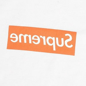 SUPREME シュプリーム ×COMME des GARCONS 13SS Box Logo Tee ドット迷彩柄ミラーBOXロゴTシャツ 白赤 Size 【L】 【新古品・未使用品】 20813576