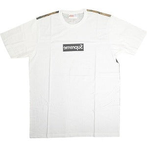 SUPREME シュプリーム ×COMME des GARCONS 13SS Box Logo Tee ドット迷彩柄ミラーBOXロゴTシャツ 白黒 Size 【L】 【新古品・未使用品】 20813577