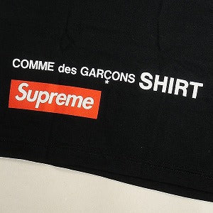 SUPREME シュプリーム ×COMME des GARCONS SHIRT 14SS Tee Black Tシャツ 黒 Size 【L】 【新古品・未使用品】 20813581