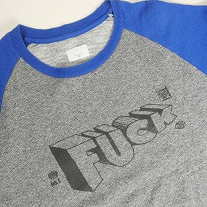 SUPREME シュプリーム 08SS Fuck Raglan ラグラン7分丈 灰 Size 【XL】 【中古品-良い】 20813589