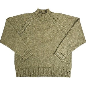 TENDERLOIN テンダーロイン MOCK NECK COTTON KNIT ニット オリーブ Size 【M】 【中古品-良い】 20813600