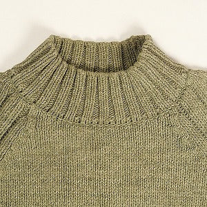 TENDERLOIN テンダーロイン MOCK NECK COTTON KNIT ニット オリーブ Size 【M】 【中古品-良い】 20813600