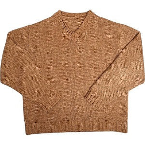 TENDERLOIN テンダーロイン V NECK COTTON KNIT BROWN ニット 茶 Size 【M】 【中古品-良い】 20813604