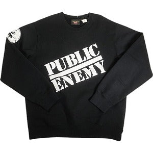 SUPREME シュプリーム ×UNDERCOVER ×Public Enemy 18SS Crewneck Sweatshirt クルーネックスウェット 黒 Size 【M】 【新古品・未使用品】 20813622