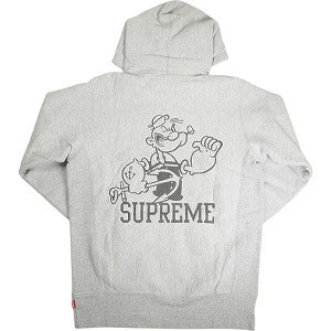 SUPREME シュプリーム ×POPEYE ポパイ 10AW Pullover パーカー 灰 Size 【M】 【中古品-非常に良い】 20813624