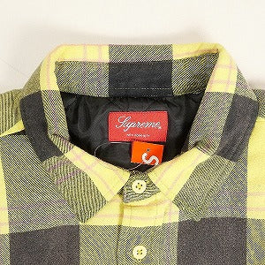 SUPREME シュプリーム 20AW Quilted Flannel Shirt Yellow 長袖シャツ 黄 Size 【M】 【新古品・未使用品】 20813626