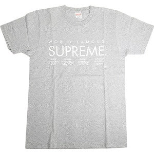 SUPREME シュプリーム 15SS International Tee Heather Grey Tシャツ 灰 Size 【M】 【中古品-ほぼ新品】 20813632