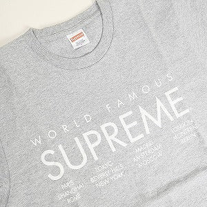 SUPREME シュプリーム 15SS International Tee Heather Grey Tシャツ 灰 Size 【M】 【中古品-ほぼ新品】 20813632