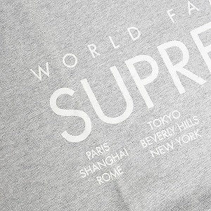 SUPREME シュプリーム 15SS International Tee Heather Grey Tシャツ 灰 Size 【M】 【中古品-ほぼ新品】 20813632