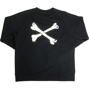 WTAPS ダブルタップス 14AW CROSS BONE CREWNECK BLACK クルーネックスウェット 黒 Size 【M】 【中古品-ほぼ新品】 20813635