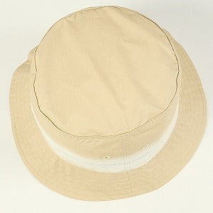 SUPREME シュプリーム ×Stone Island ストーンアイランド 22SS Stripe Crusher Tan ハット タン Size 【S/M】 【新古品・未使用品】 20813641