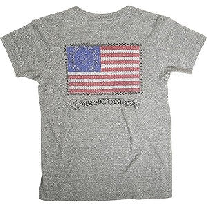 CHROME HEARTS クロム・ハーツ AMERICAN FLAG SS T-SHIRT GRAY VネックTシャツ オールド 灰 Size 【L】 【中古品-良い】 20813675