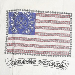 CHROME HEARTS クロム・ハーツ AMERICAN FLAG SS T-SHIRT WHITE Tシャツ オールド 白 Size 【S】 【中古品-良い】 20813676