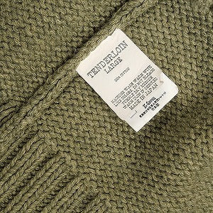 TENDERLOIN テンダーロイン MOCK NECK COTTON KNIT OLIVE コットンニット オリーブ Size 【L】 【中古品-非常に良い】 20813702