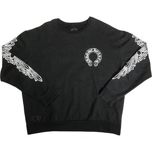 CHROME HEARTS クロム・ハーツ HORSESHOE CREW SWEAT BLACK クルーネックスウェット 黒 Size 【M】 【中古品-良い】 20813937