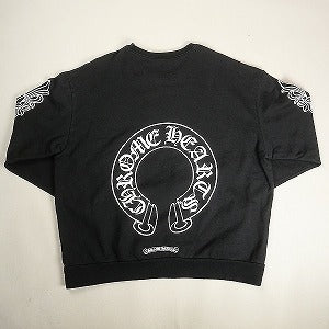 CHROME HEARTS クロム・ハーツ HORSESHOE CREW SWEAT BLACK クルーネックスウェット 黒 Size 【M】 【中古品-良い】 20813937