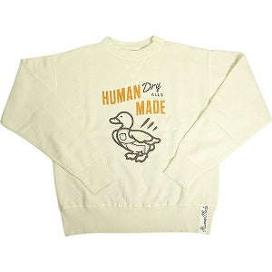 HUMAN MADE ヒューマンメイド 25SS TSURIAMI SWEATSHIRT HM29CS014 BEIGE かもクルーネックスウェット ベージュ Size 【M】 【新古品・未使用品】 20813967