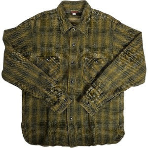 At Last ＆ Co アットラスト/BUTCHER PRODUCTS ブッチャープロダクツ HEAVY FLANNEL CHECK SHIRT 長袖シャツ 黄 Size 【16】 【中古品-良い】 20814006