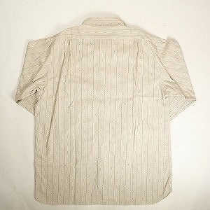 At Last ＆ Co アットラスト/BUTCHER PRODUCTS ブッチャープロダクツ STRIPE SHIRT 長袖シャツ タン Size 【16.5】 【中古品-良い】 20814010