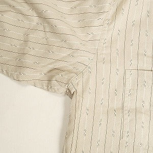 At Last ＆ Co アットラスト/BUTCHER PRODUCTS ブッチャープロダクツ STRIPE SHIRT 長袖シャツ タン Size 【16.5】 【中古品-良い】 20814010