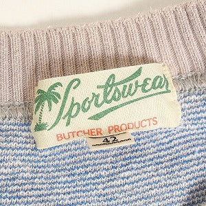 At Last ＆ Co アットラスト/BUTCHER PRODUCTS ブッチャープロダクツ SUMMER KNIT L-S ニット 青 Size 【42】 【中古品-良い】 20814021