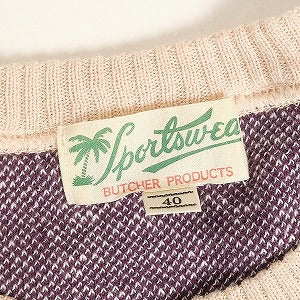 At Last ＆ Co アットラスト/BUTCHER PRODUCTS ブッチャープロダクツ PATTERN KNIT L-S ニット バーガンディー Size 【40】 【中古品-良い】 20814023