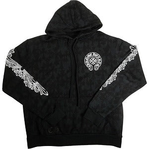 CHROME HEARTS クロム・ハーツ W/BLACK CEMRTY PRINT PULLOVER HOODIE BLACK スウェットパーカー 黒 Size 【S】 【中古品-非常に良い】 20814076