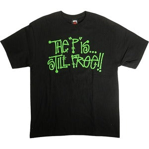 STUSSY ステューシー ×PATTA The P is Still Free Tシャツ 黒 Size 【M】 【中古品-非常に良い】 20814172