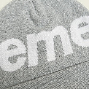 SUPREME シュプリーム 24AW Big Logo Beanie Heather Grey ビーニー 灰 Size 【フリー】 【新古品・未使用品】 20814189