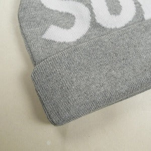 SUPREME シュプリーム 24AW Big Logo Beanie Heather Grey ビーニー 灰 Size 【フリー】 【新古品・未使用品】 20814189