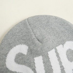 SUPREME シュプリーム 24AW Big Logo Beanie Heather Grey ビーニー 灰 Size 【フリー】 【新古品・未使用品】 20814189