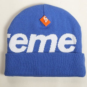 SUPREME シュプリーム 24AW Big Logo Beanie Slate ビーニー 青 Size 【フリー】 【新古品・未使用品】 20814192