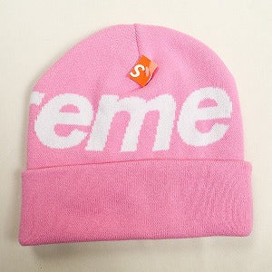 SUPREME シュプリーム 24AW Big Logo Beanie Pink ビーニー ピンク Size 【フリー】 【新古品・未使用品】 20814195