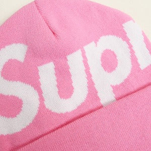 SUPREME シュプリーム 24AW Big Logo Beanie Pink ビーニー ピンク Size 【フリー】 【新古品・未使用品】 20814195