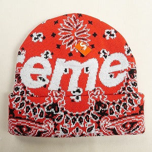 SUPREME シュプリーム 24AW Big Logo Beanie Red Bandana ビーニー 赤 Size 【フリー】 【新古品・未使用品】 20814201