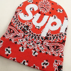 SUPREME シュプリーム 24AW Big Logo Beanie Red Bandana ビーニー 赤 Size 【フリー】 【新古品・未使用品】 20814201