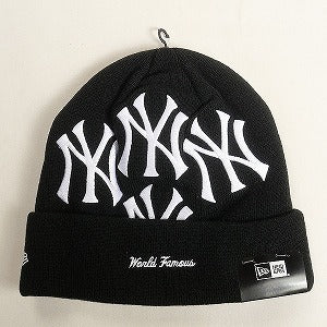 SUPREME シュプリーム ×New York Yankees 21AW New Era Box Logo Beanie Black ビーニー 黒 Size 【フリー】 【新古品・未使用品】 20814222